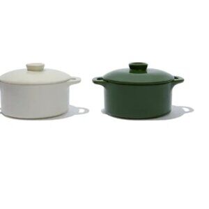 Brocc Your Body Mini Round Ceramic Cocotte Set